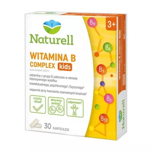 Witamina B Complex kids, 30 kapsułek. Naturell