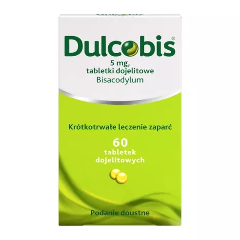 Dulcobis 5 mg.  60 tabletek.