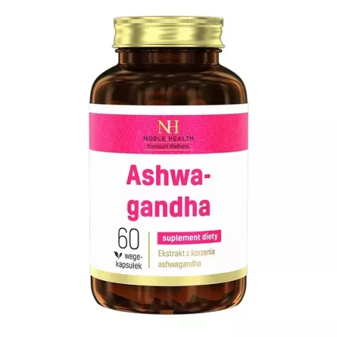 Ashwagandha, 60 kapsułek. Noble Health