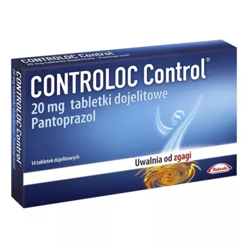 Controloc Control 20 mg. 14 tabletek.
