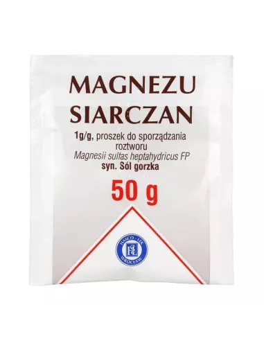 Magnezu siarczan - Sól gorzka, 50 g.