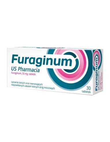 Furaginum, 30 tabletek. US Pharmacia