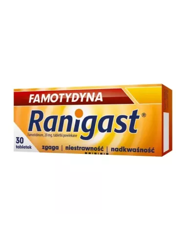 Ranigast FAMOTYDYNA, 30 tabletek.