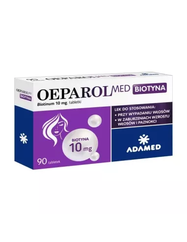 Oeparol MED Biotyna 10 mg. 90 tabletek. Adamed