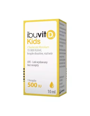 Ibuvit D3 Kids Krople, 10 ml. Polpharma