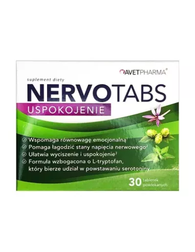 Nervotabs Uspokojenie, 30 tabletek. AvetPharma