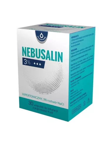 Nebusalin 3% 4 ml. 30 ampułek.