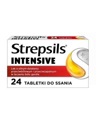 Strepsils INTENSIVE, 24 tabletki do ssania