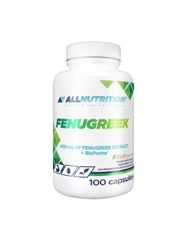 Fenugreek, 100 kapsułek. AllNutrition