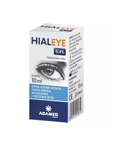 Hialeye, 0,4%, krople do oczu, 10 ml. Adamed