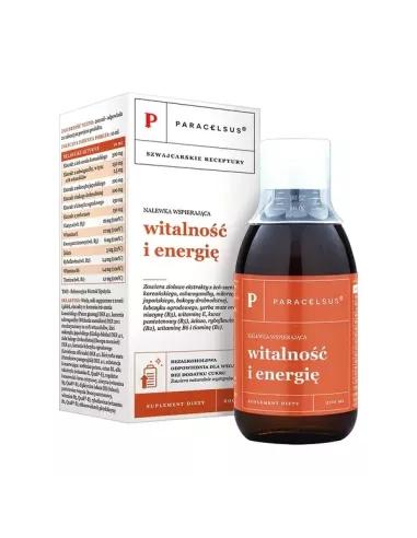 Nalewka Paracelsusa Witalność i Energia, 200 ml. Aura Herbals