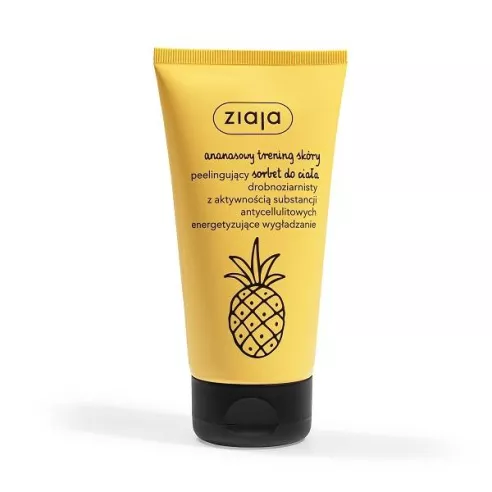 Ziaja Ananasowa, peelingujący SORBET do ciała, 160 ml.