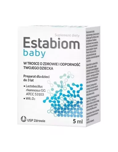 WYPRZEDAZ! data waznosci do 30.11.2024! Estabiom BABY, 5 ml.