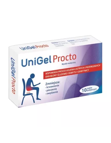 UniGel Procto, 10 czopków. VH Pharma