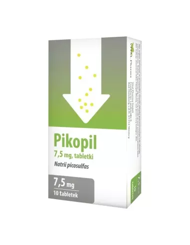 WYPRZEDAZ! data waznosci do 30.11.2024! Pikopil, 7,5 mg. 10 tabletek.