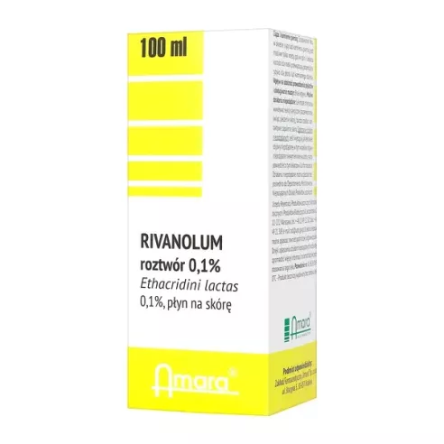 Rivanolum - ROZTWÓR 1 %, 100 ml.