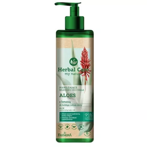 Farmona Herbal Care, MLECZKO do ciała ALOES, 400 ml.