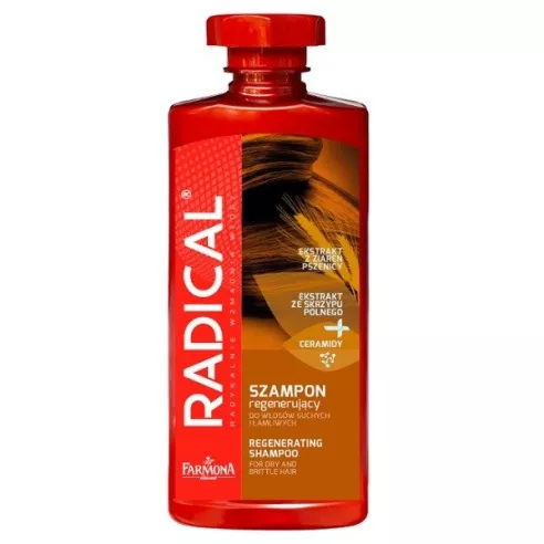 Radical, SZAMPON regenerujący, 400 ml. NOWA FORMUŁA!