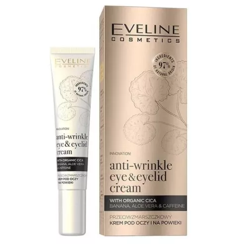 Eveline Organic Gold, KREM pod oczy i na powieki, 20 ml.