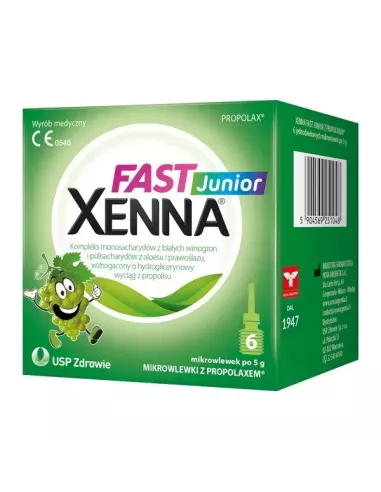 Xenna Fast Junior, 6 mikrowlewek doodbytniczych.