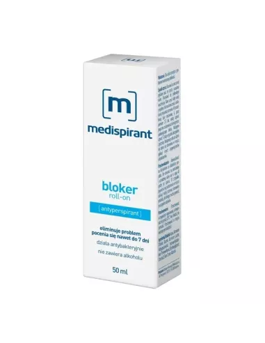 Medispirant BLOKER - antyperspirant Roll-on, 50 ml.