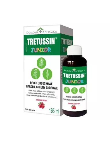 Tretussin Junior, płyn, 165 ml. Domowa Apteczka