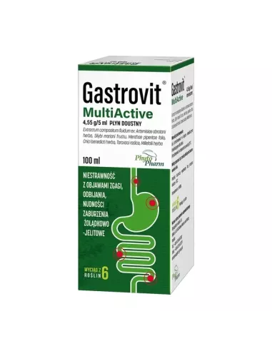 Gastrovit MultiActive, Płyn doustny, 100 ml. PhytoPharm