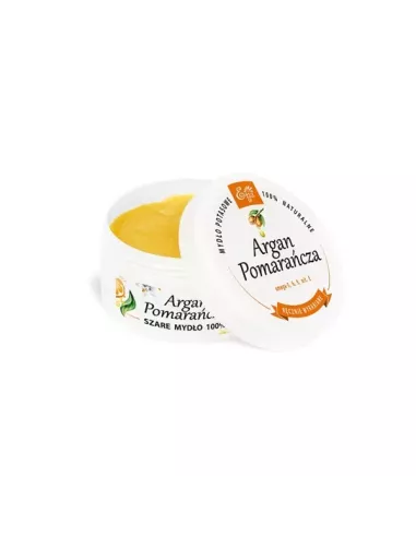 Mydło szare, potasowe Argan&Pomarańcza, 80 g. Etja