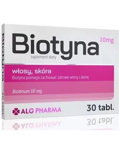 Biotyna 10 mg. 30 tabletek. ALG Pharma