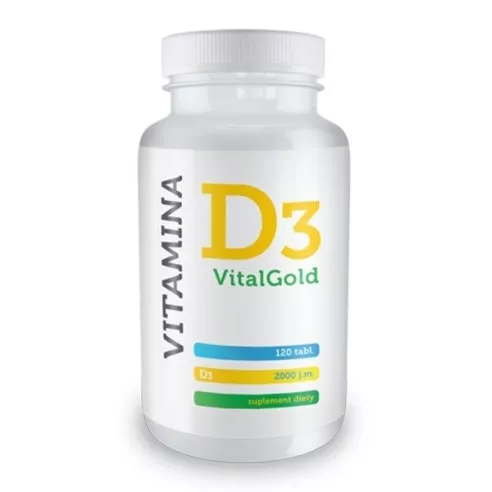 VitalGold D3 2000 j.m. 120 tabletek. ALG Pharma