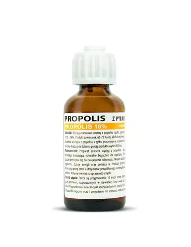 Propolis 10% z pyłkiem pszczelim, 35 ml. Herbapol Kraków