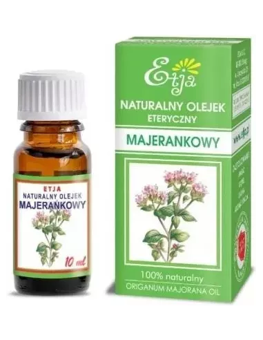 Olejek eteryczny Majerankowy, 10 ml. Etja