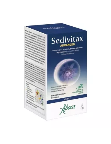 Sedivitax Advanced, krople, 30 ml. Aboca