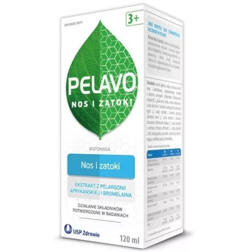 Pelavo 3+ Nos i Zatoki - SYROP, 120 ml.