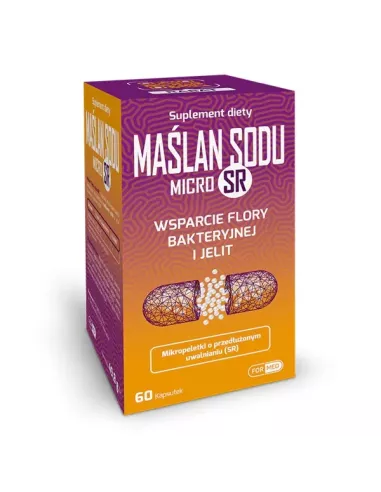 Maślan Sodu MicroSR, 60 kapsułek. ForMed