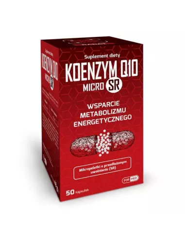 Koenzym Q10 MicroSR, 50 kapsułek. ForMed