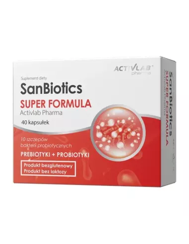 SanBiotics Super formuła, 40 kapsułek. ActovLab