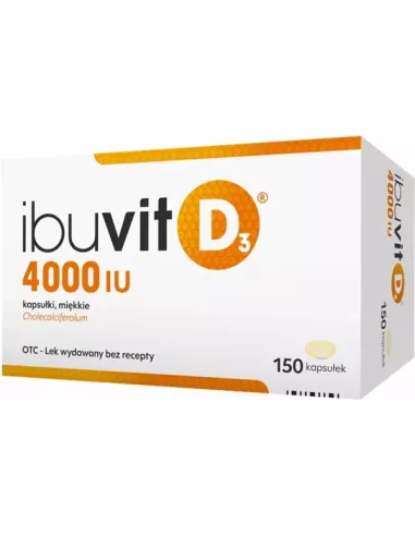 Ibuvit D3  4000, 150 kapsułek. Polpharma