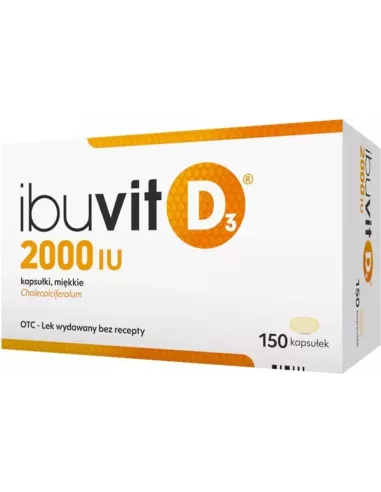 Ibuvit D3  2000, 150 kapsułek. Polpharma