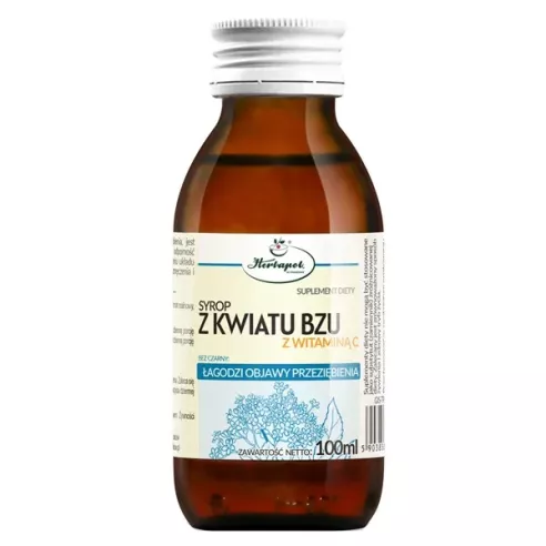 Syrop z Kwiatu bzu, z witaminą C, 100 ml. Herbapol Kraków