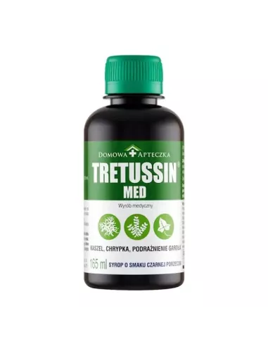 Tretussin MED - SYROP o smaku czarnej porzeczki, 165 ml.