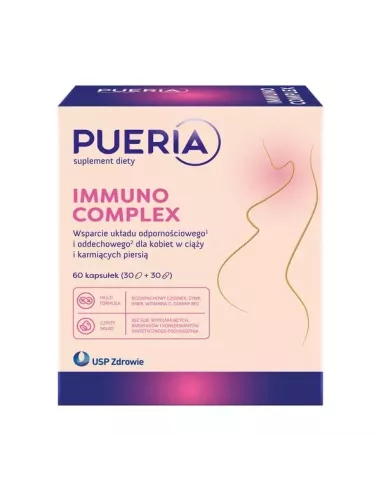 Pueria Immuno Complex, 30 + 30 kapsułek. USP Zdrowie