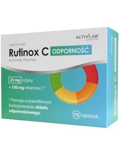 Rutinox C Odporność, 75 tabletek. ActivLab