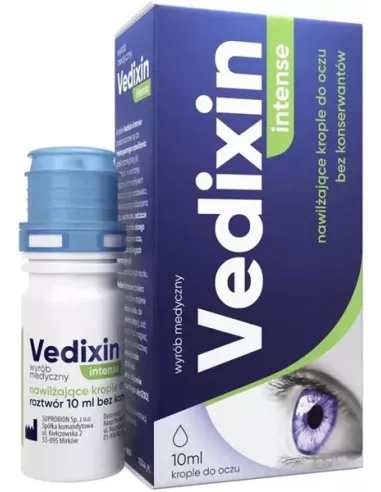 Vedixin Intense, Krople do oczu, 10 ml. Zdrovit