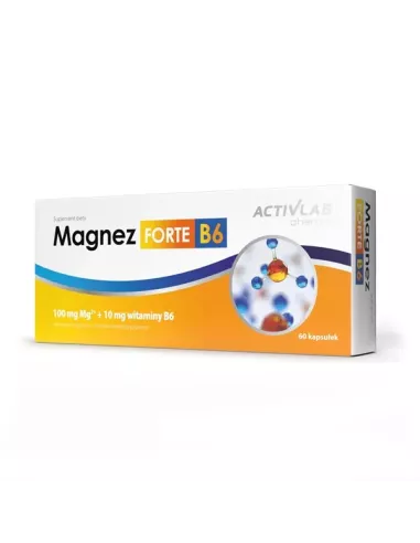 Magnez FORTE B6, 60 kapsułek. ActivLab