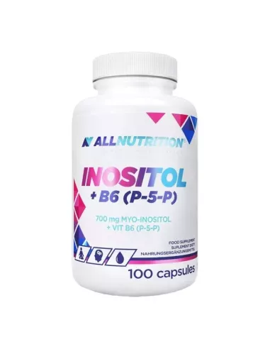 Inositol + B6 (P-5-P), 100 kapsułek. AllNutrition