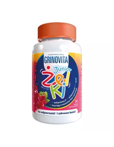 Grinovita Junior, żelki, 50 sztuk. Zdrovit