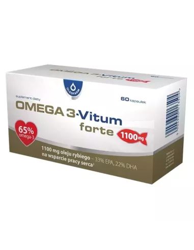 Omega 3-Vitum Forte, 60 kapsułek. Oleofarm