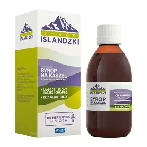 Syrop Islandzki na kaszel, 200 ml. Solinea