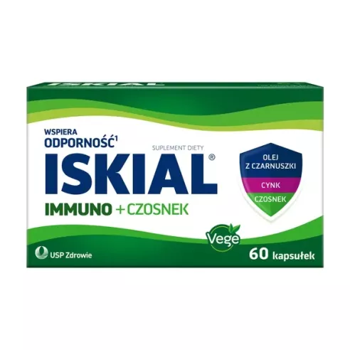 Iskial Immuno + czosnek, 60 kapsułek. USP